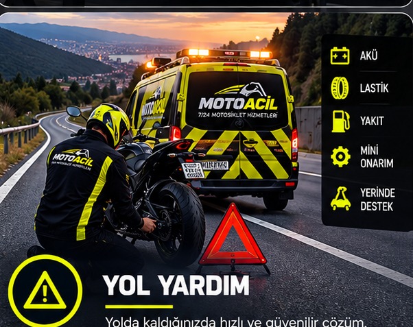 Motosiklet yol yardım